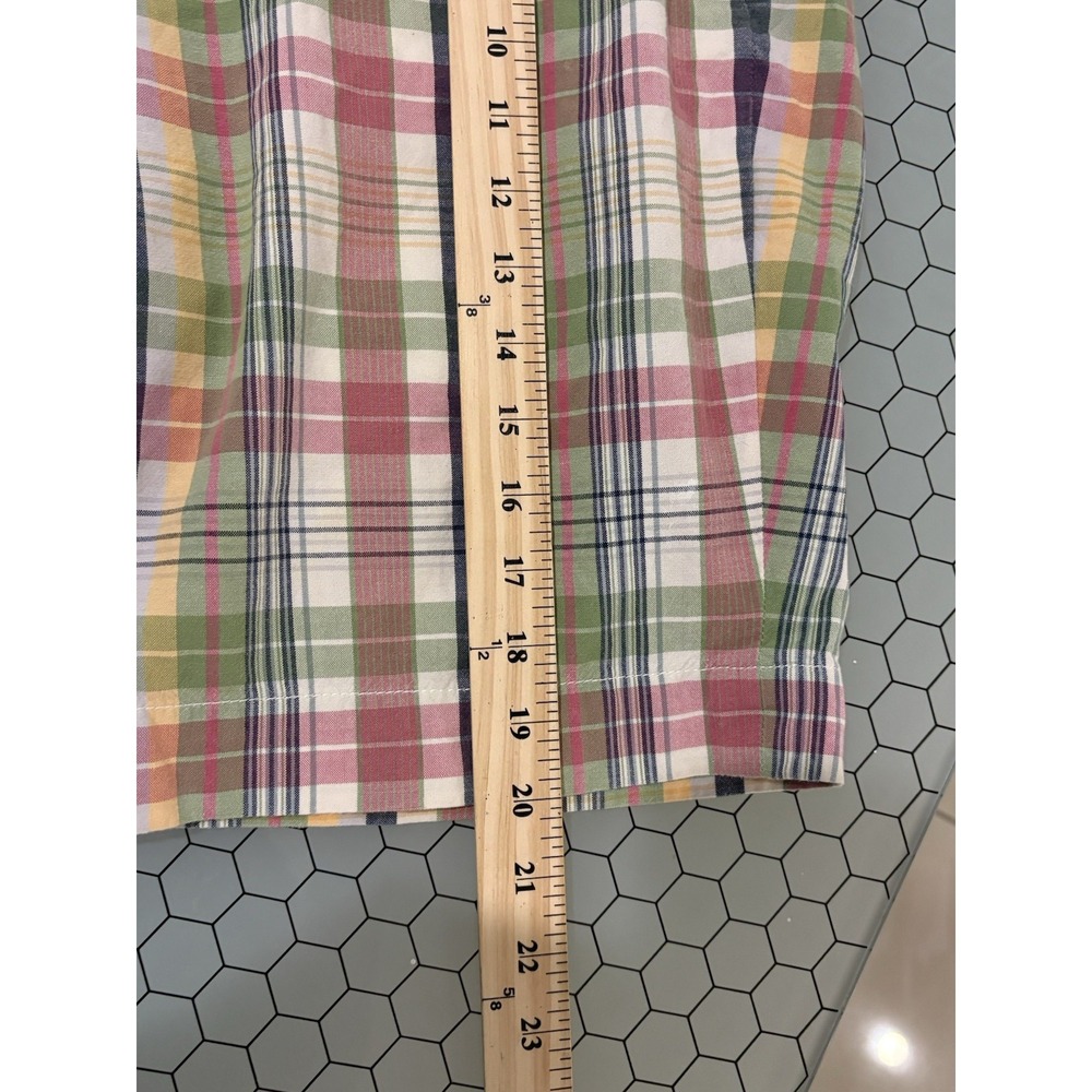 RALPH LAUREN POLO SPORTSWEAR 1967 MENS PLAID SHORTS SIZE 36 TRUNKS COTTON - Picture 9 of 10